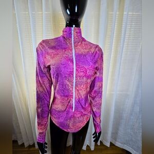 Pink Snake Print Women's Swinsuit